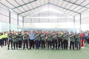 Peringati HUT ke-78 TNI, Pangdam XII/Tpr Buka Kejuaraan Tenis Lapangan Se-Kalimantan Barat