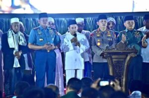 DANKORMAR BERSERTA PRAJURIT MARINIR HADIRI DOA BERSAMA