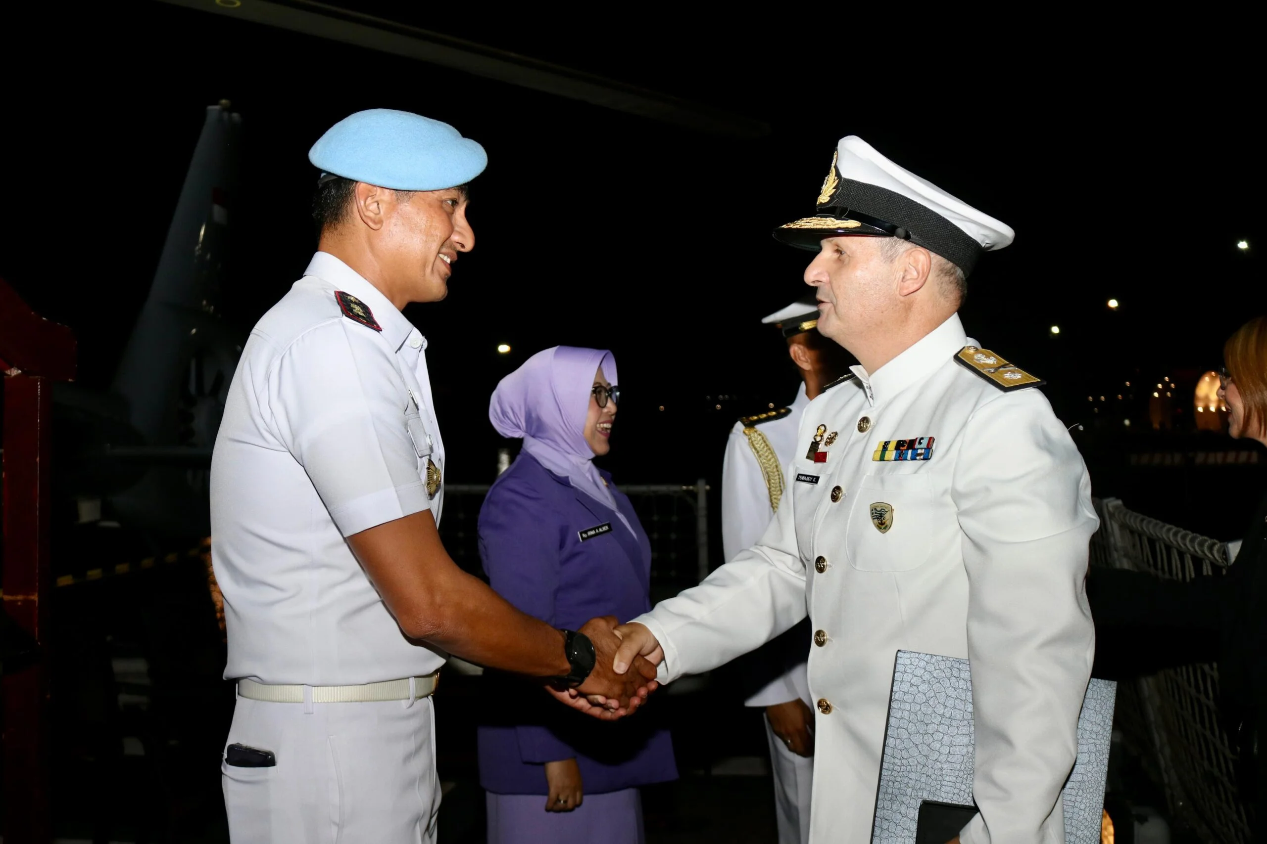 Resepsi Diplomatik Pertama KRI FKO- 368 Dan KBRI Roma Dilakukan di Cyprus