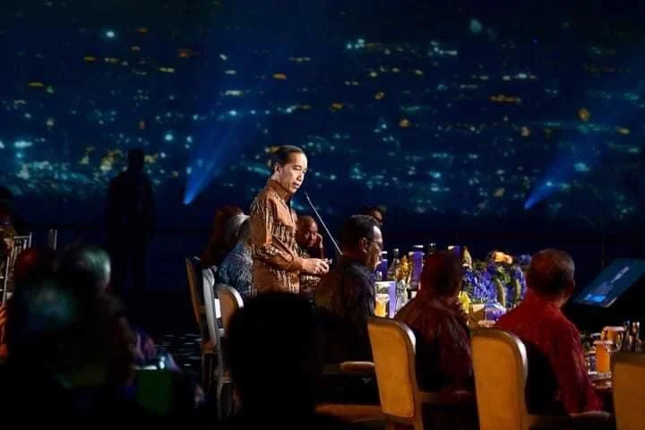 Presiden Jokowi Gelar Jamuan Santap Malam KTT AIS Forum 2023