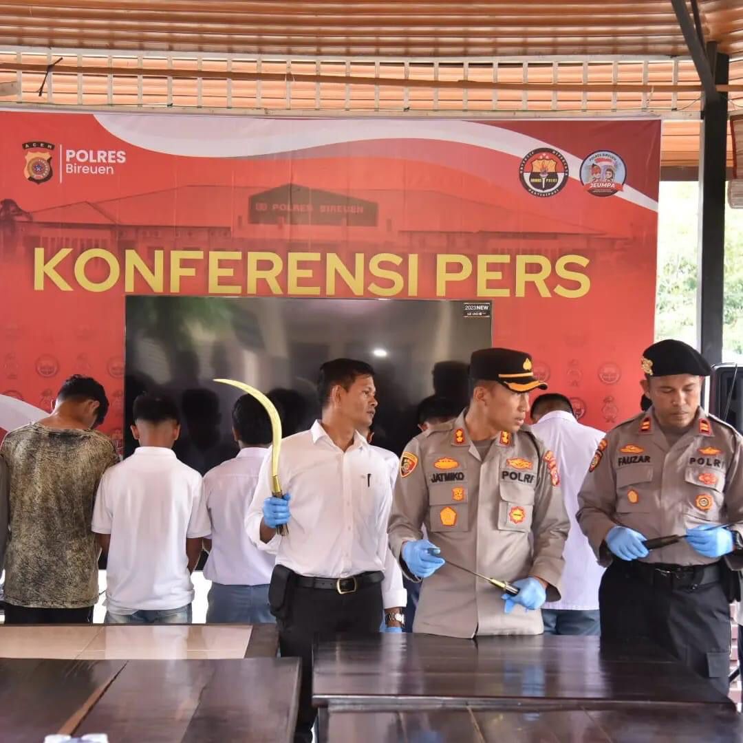 Polres Bireuen Lakukan Pembinaan Terhadap Remaja Terlibat Kelompok Geng Motor
