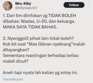 KPU Stop Debat PILPRES