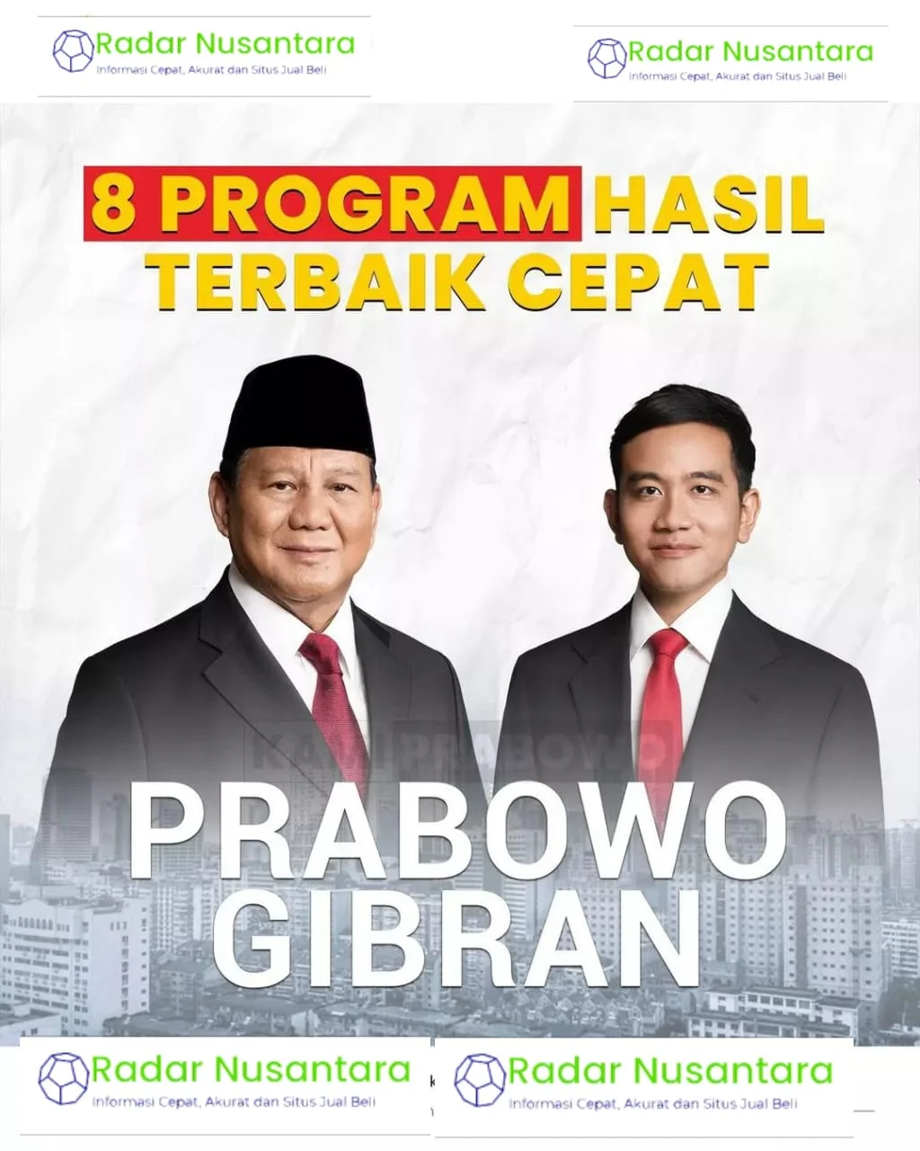 8 Program Cepat Prabowo-Gibran, Salah Satunya Makam Siang dan Susu Gratis untuk Pelajar