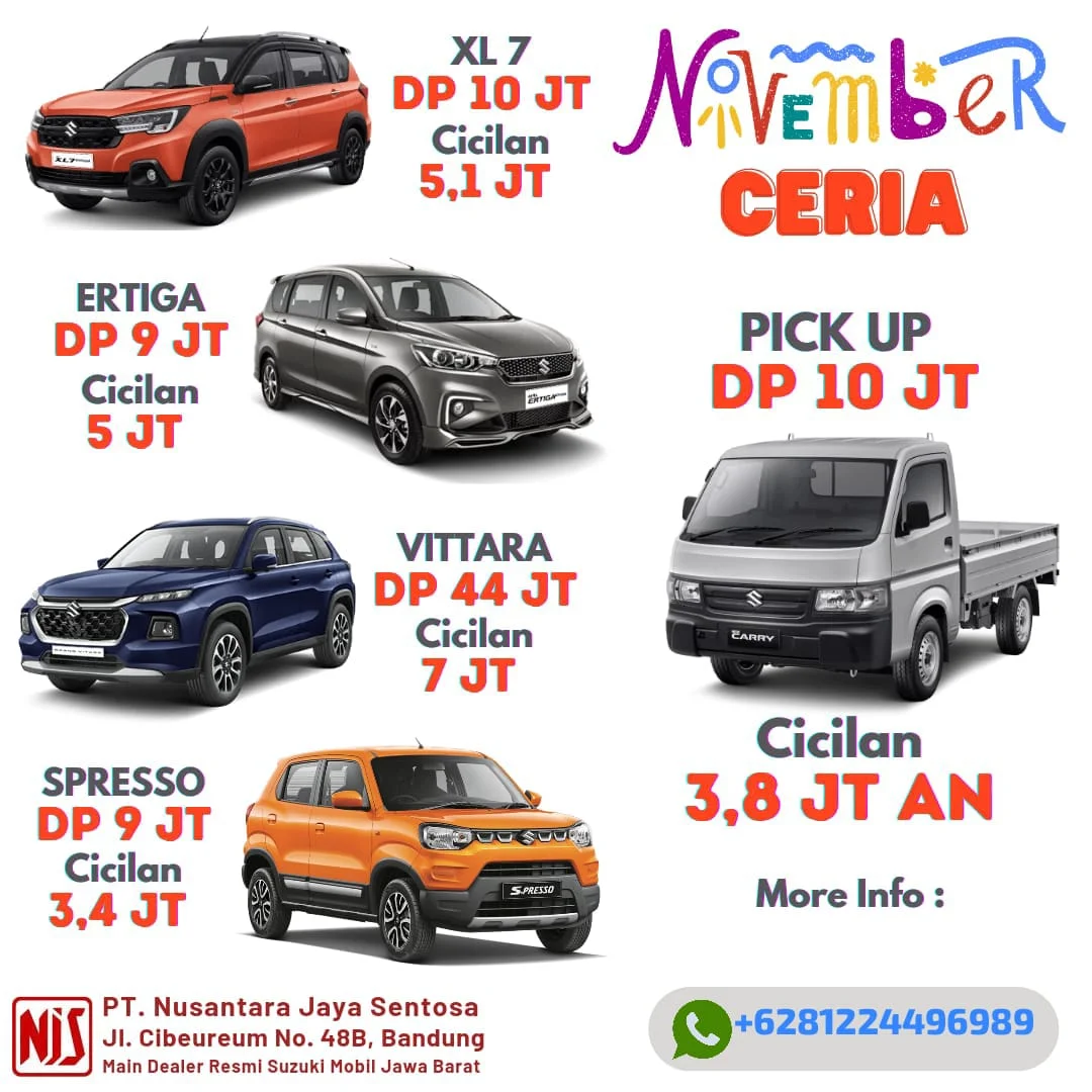 Promo discount mobil suzuki bandung