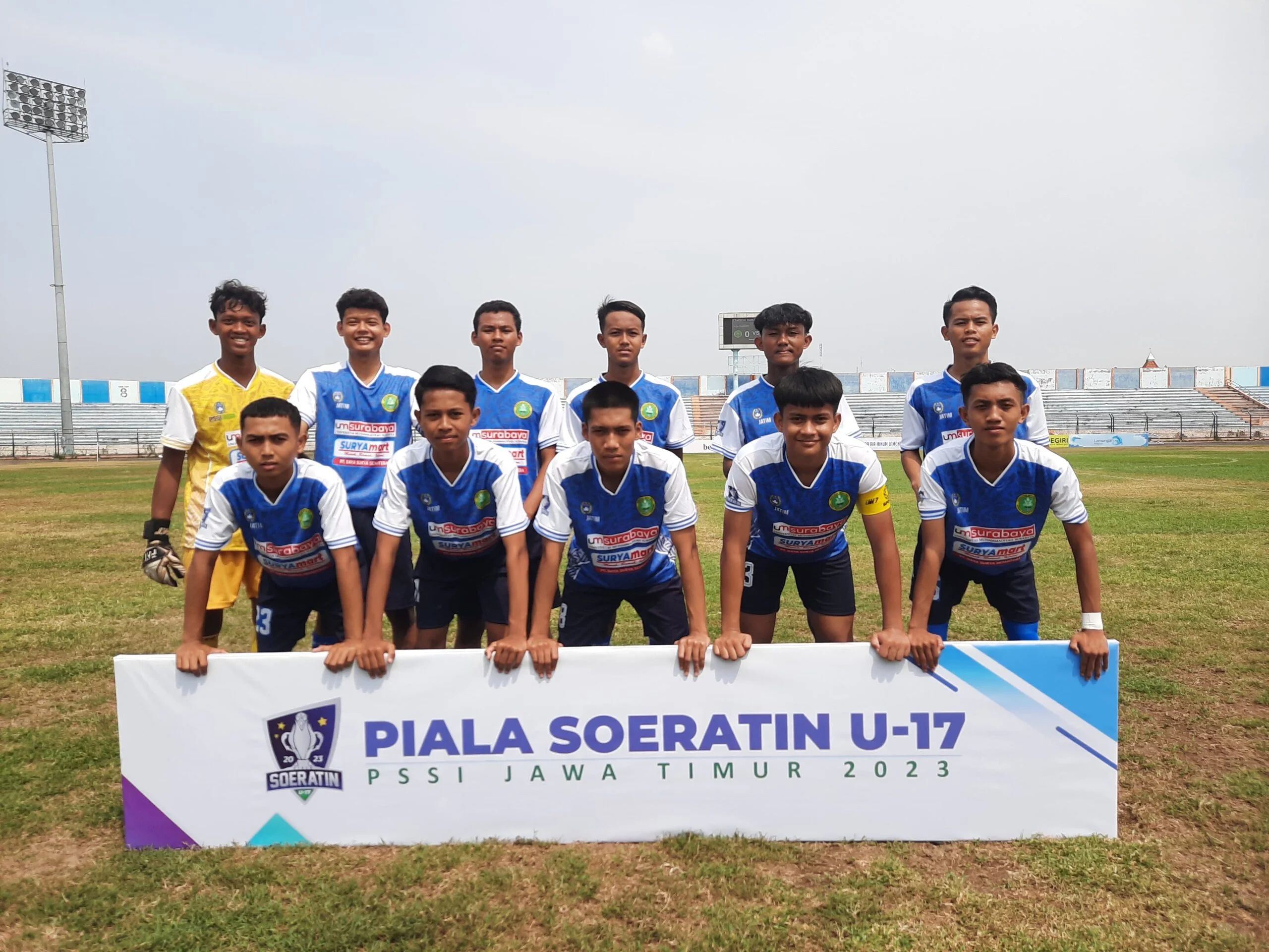 kesebelasan PSHW Ponorogo tampil di piala Soeratin U-17