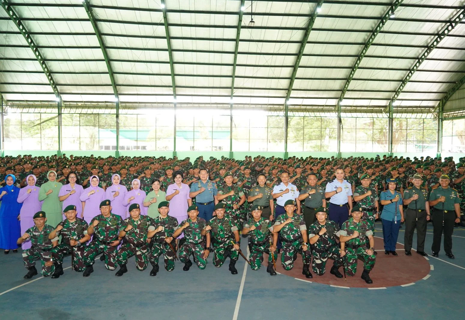 Panglima TNI Laksamana TNI Yudo Margono Kunjungi Markas Divif 2 Kostrad