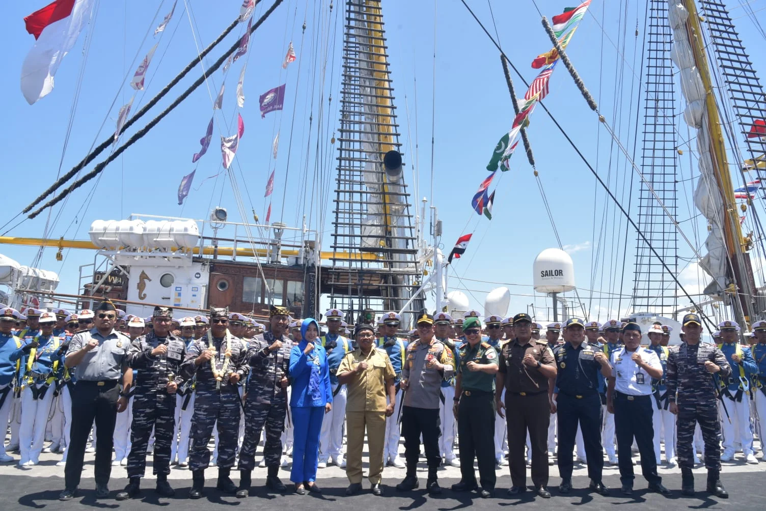 Satgas Jalasesya 2023 Taruna AAL Angkatan Ke - 71 Tiba Di Banyuwangi