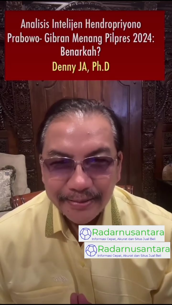 Prediksi Intelijen ( Hendropriyono ) Parabowo Gibran Menang Pilpres 2024: Benarkah,!?