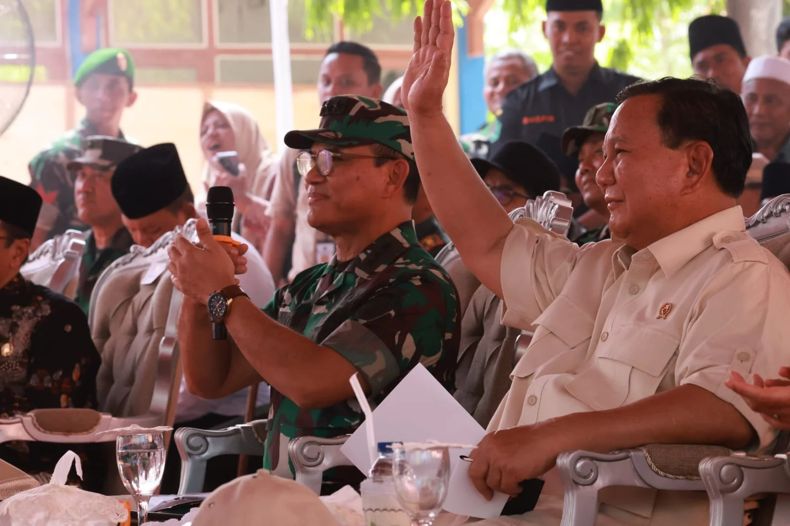 Menhan Prabowo Resmikan 12 Sumber Titik Air di Pamekasan Madura, Jawa Timur