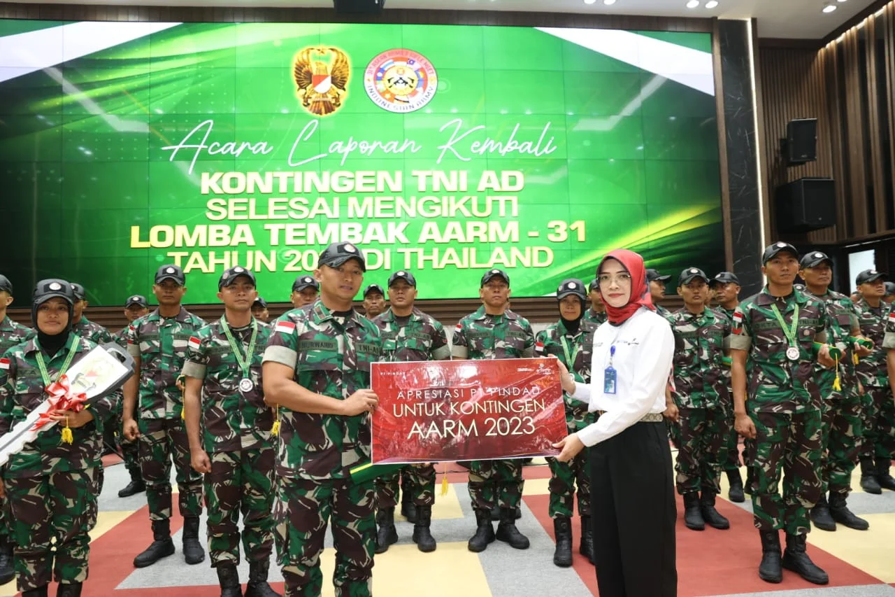 Mantap! Tim Tembak TNI AD Raih Gelar Juara Umum ke-14 Lomba Tembak AARM