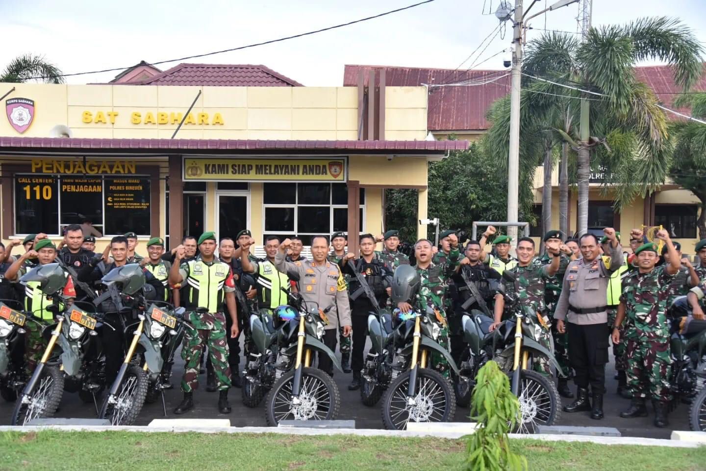 Polres Bireuen Gelar Apel Pasukan Antisipasi Gangguan Keamanan