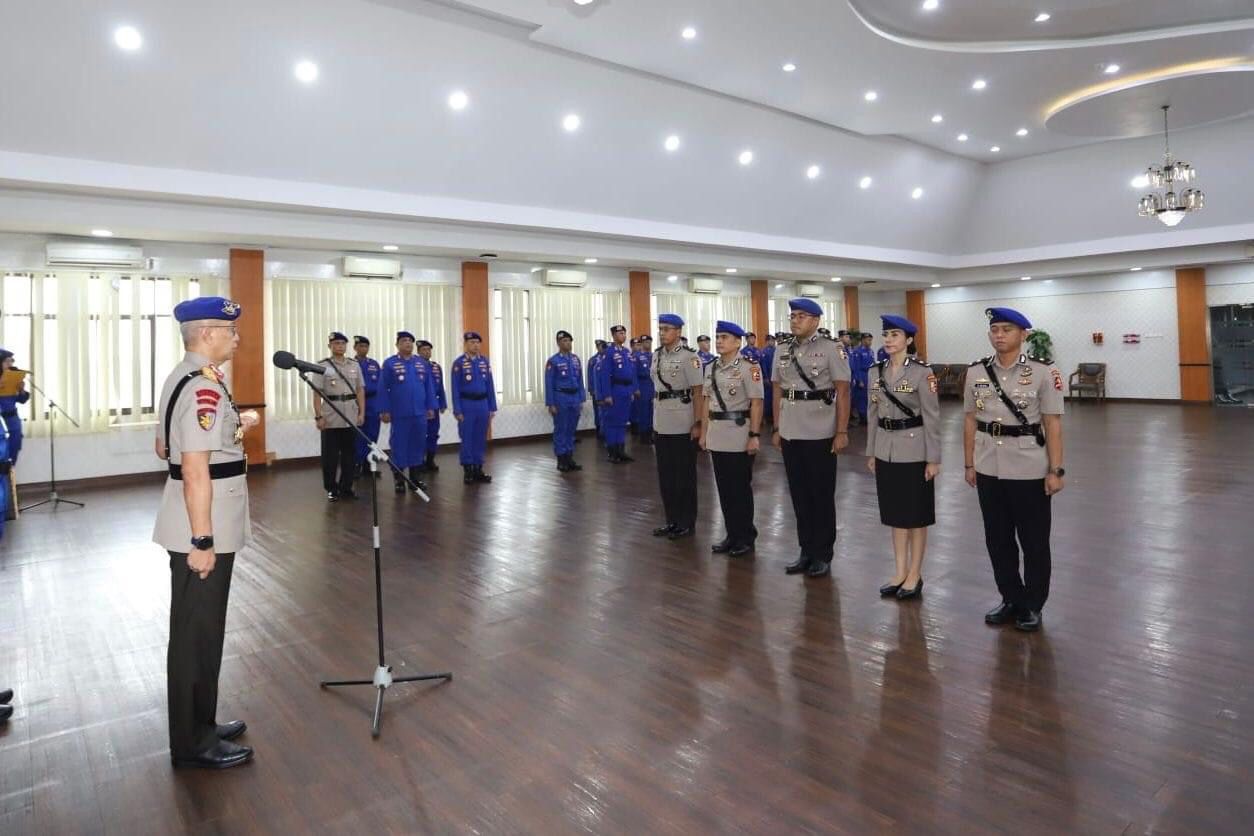 Pimpin Sertijab, Plt. Kakorpolairud Brigjen Pol M. Yassin Kosasih, S.I.K., M.Si., M.Tr.Opsla. Minta Perubahan dan Inovasi Baru