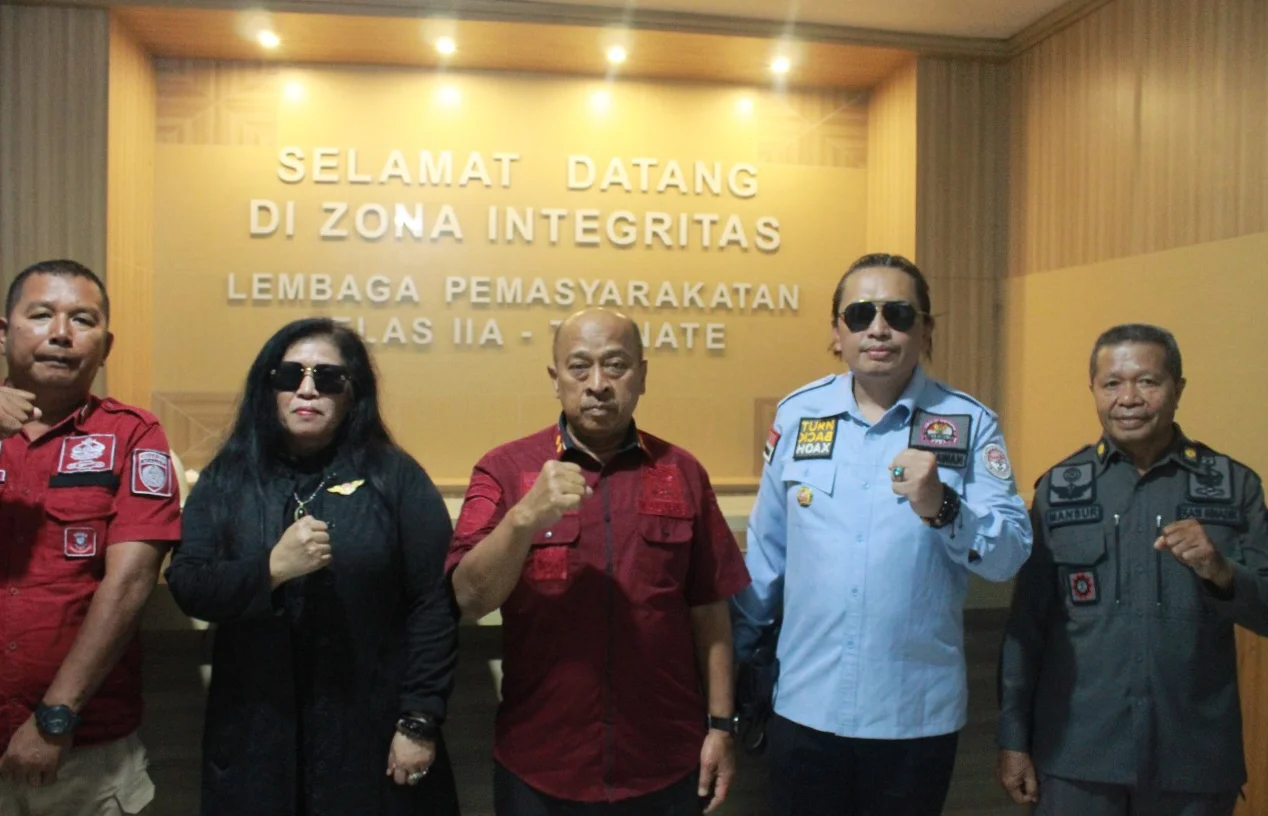 "Kasihhati:" Ciptakan Sinergitas Pers,Presidium FPII Kunjungi Lapas Kelas I Ternate