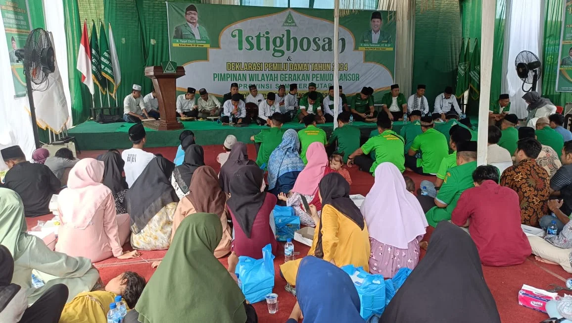 Deklarasi Dukung Pemilu Damai, Ketua PW GP Ansor Sumut Larang Kadernya Sebar Berita Hoax