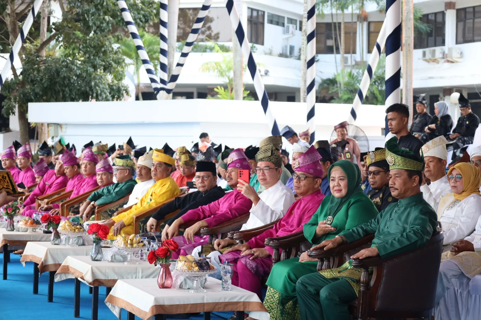 Danlantamal IV Batam Hadir Memeriahkan Upacara Peringatan Hari Jadi Kota Batam Ke-194