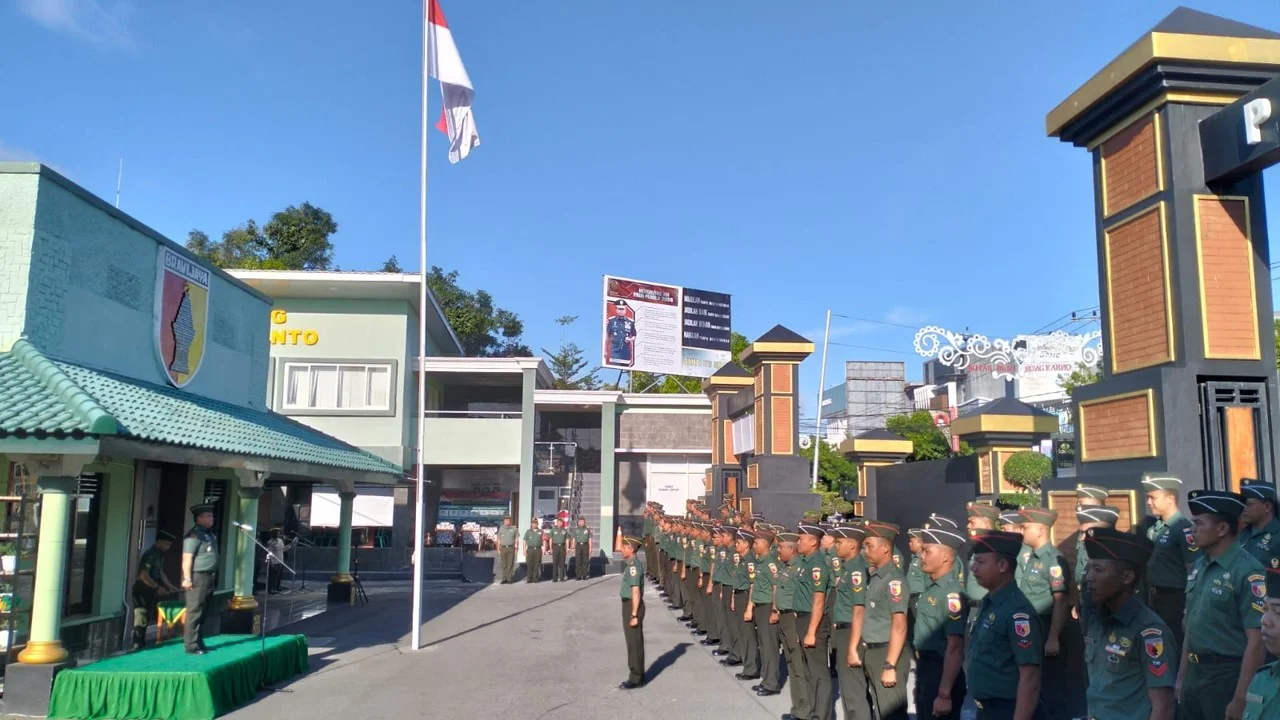 Kodim 0808/Blitar, Gelar Upacara Peringatan Hari Bela Negara Ke - 75 Tahun 2023