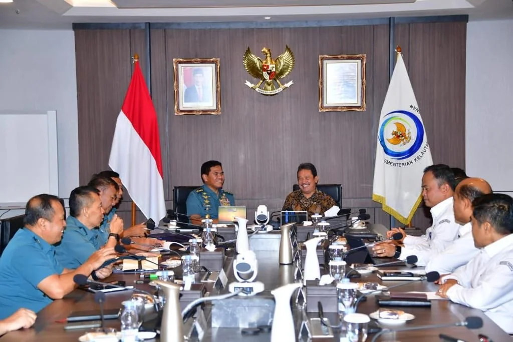 Pertemuan Kepala Staf TNI AL dan Menteri KKP RI, Ini yang Dibahas Keduanya
