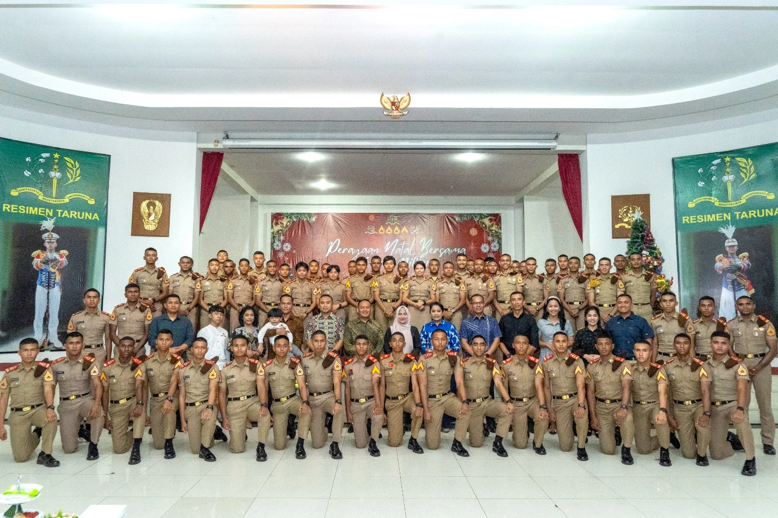Resimen Taruna Akademi Militer Rayakan Natal dengan Hikmat dan Penuh Kebahagiaan