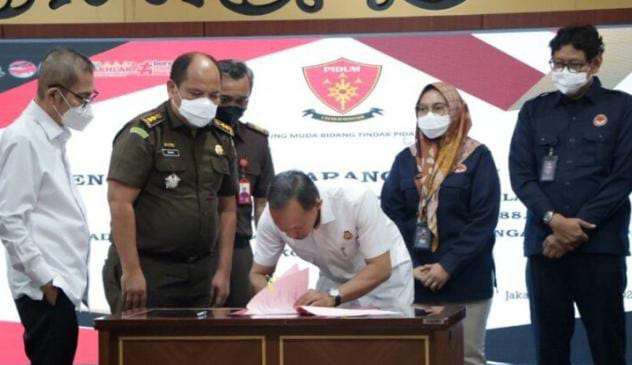Pengembalian Barang Bukti Perkara KSP Indosurya Berupa Uang Senilai Rp39.493.049.008,64 dan USD 896.988,43 Kepada Korban Melalui LPSK