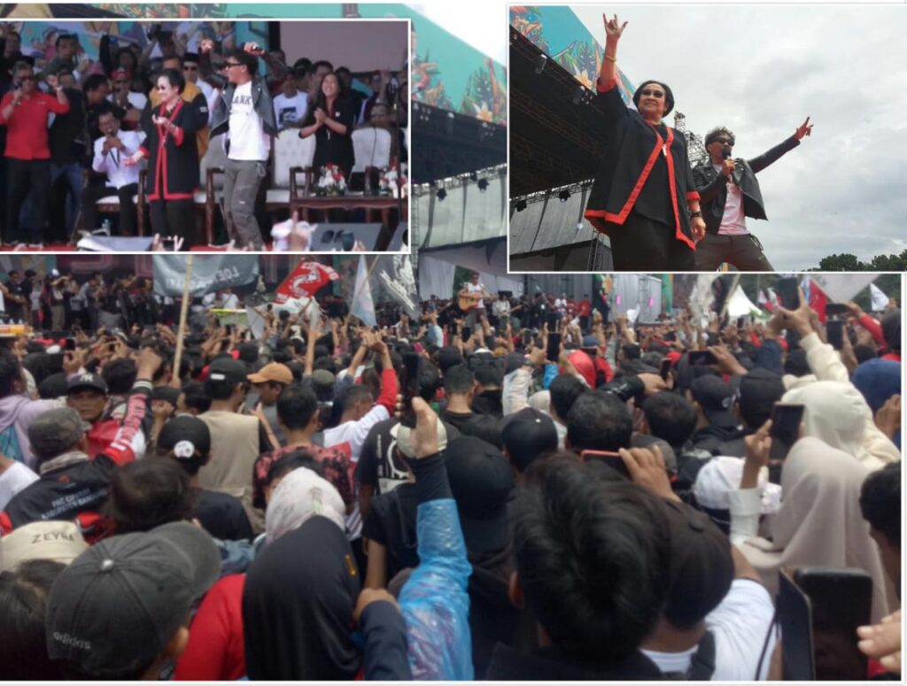 Grup Band ‘SLANK’ Meriahkan Acara ‘Hajatan Rakyat’ Di Bandung