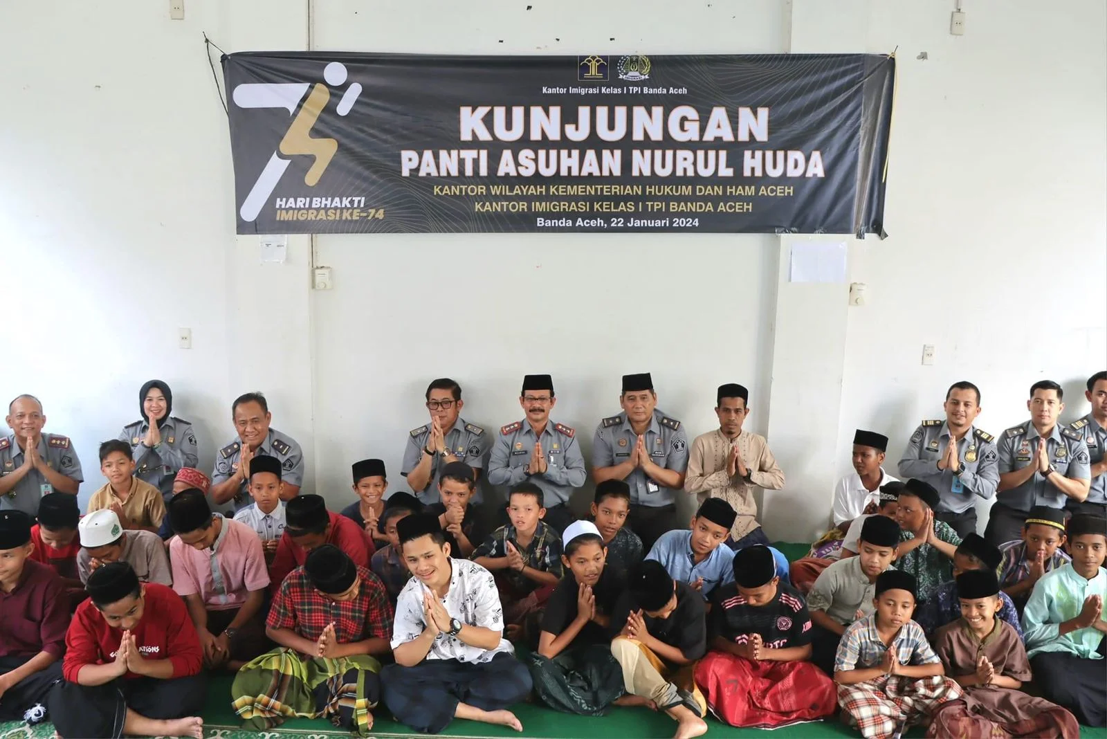 Kemenkumham Aceh Melakukan Bakti Sosial Ke Panti Asuhan
