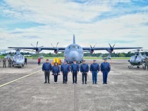Penyerahan Pesawat C-130J-30 Super Hercules A-1344 Oleh Menteri Pertahanan (Menhan) Prabowo Subianto Kepada Kepala Staf TNI Angkatan Udara (KSAU)