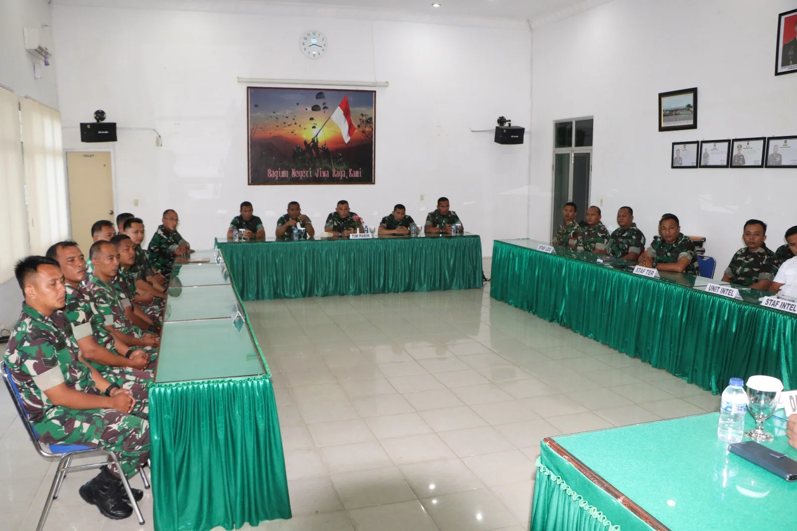 Tim Audit Itdam IM Lakukan Pengawasan Dan Pemeriksan di Kodim 0104/Atim