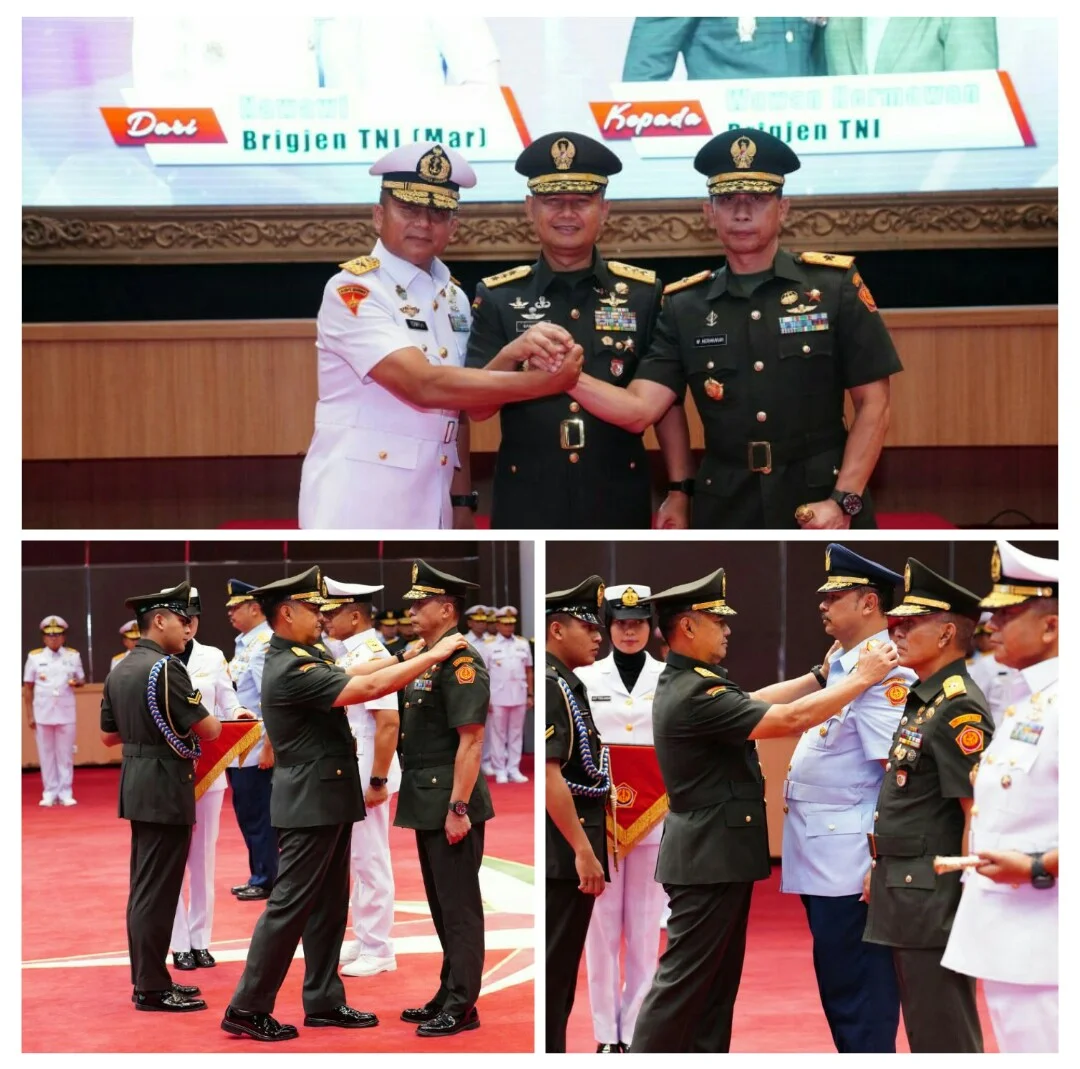 Kasum TNI Pimpin Sertijab Danpuspom TNI dan Dandenma Mabes TNI