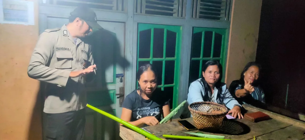 Semakin Dekat Pesta Demokrasi Polsek Air Besar Pertajam Patroli Malam