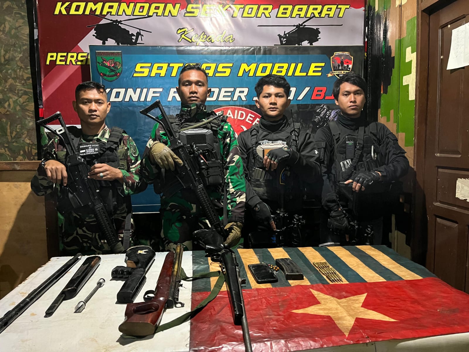 Apkam TNI-POLRI Berhasil Gagalkan Rencana Pembakaran Puskesmas Omukia Oleh KKB di Kabupaten Puncak Papua