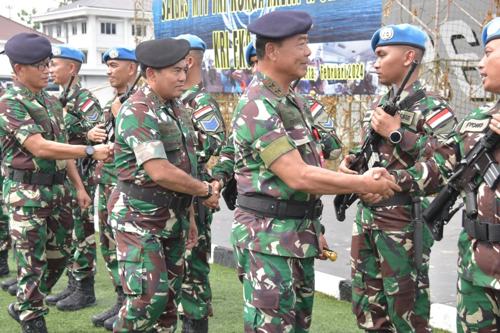 Pangkoarmada II Hadiri Upacara Penyambutan KRI FKO-368 oleh Kasal