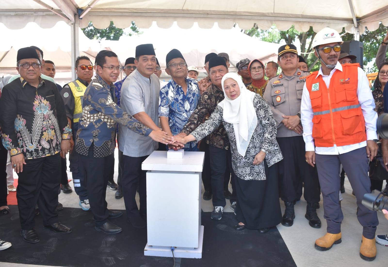 Apresiasi Groundbreaking Masjid Raya Darusalam, Danrem 132/Tdl : Simbol Keberagaman dan Toleransi
