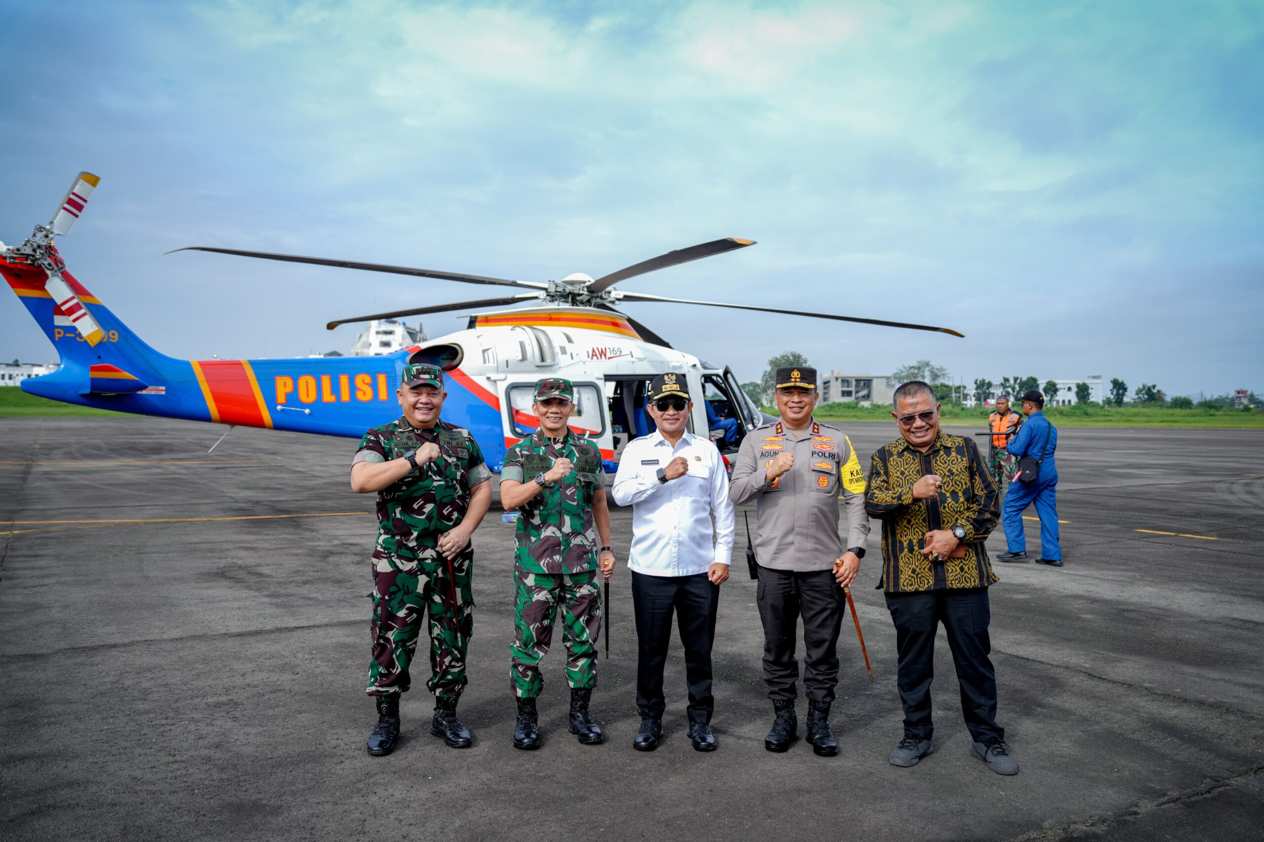 Pangdam I/BB Bersama Forkopimda Sumut Tinjau TPS Pemilu 2024 di Sejumlah Daerah