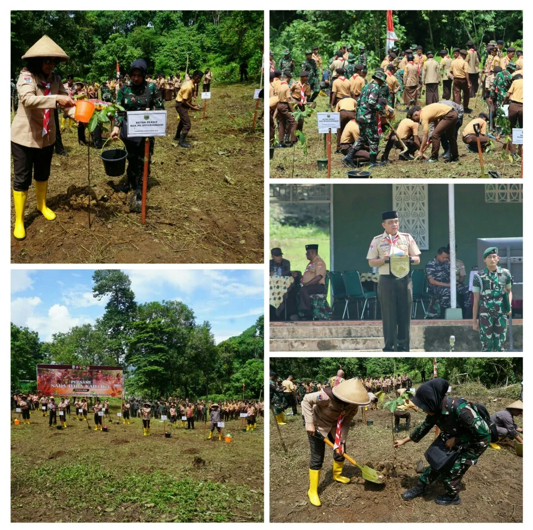 Pangdam Kasuari Buka Persami SWK Tingkat Kodam, Siapkan Pemuda Berkarakter Wawasan Kebangsaan