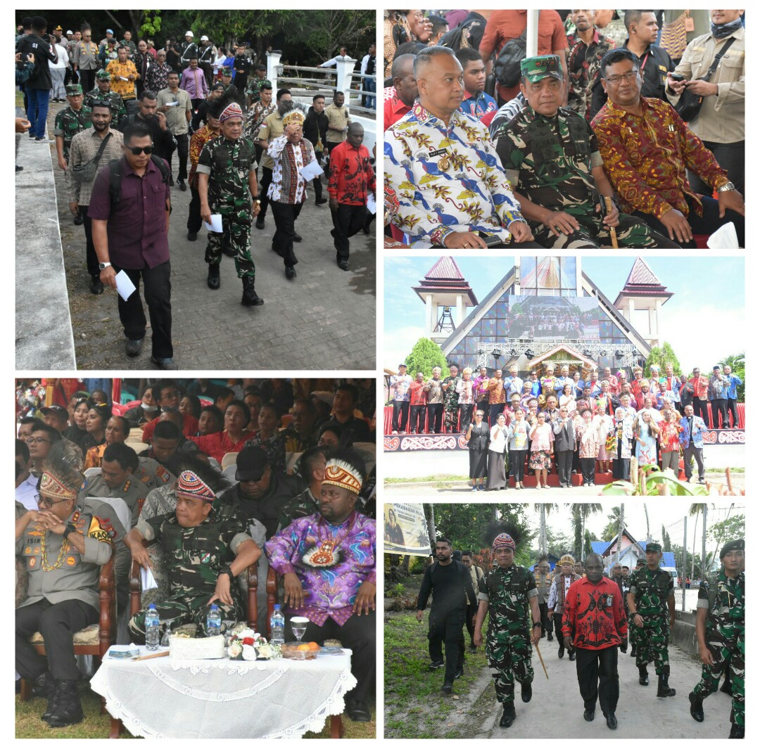 Hadiri HUT Ke-169 PI Pangdam Kasuari Ajak Masyarakat Bangun Papua dan Papua Barat