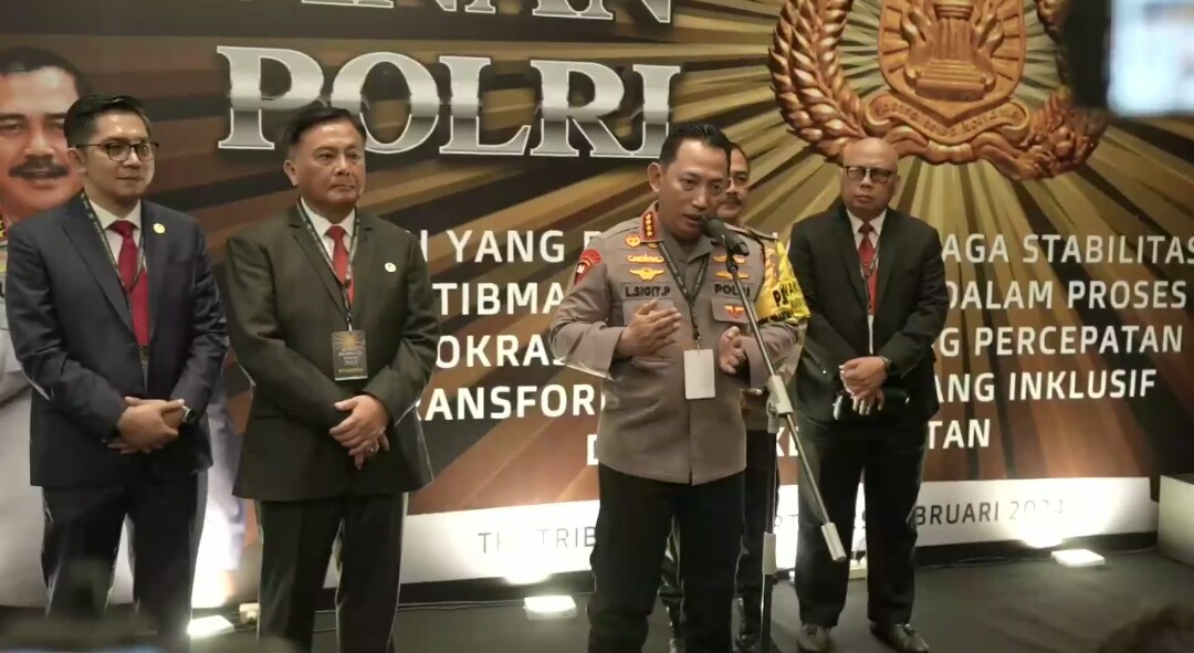 Kapolri Tekankan Persatuan-Kesatuan Modal Utama Wujudkan Indonesia Emas 2045 di Rapim Polri