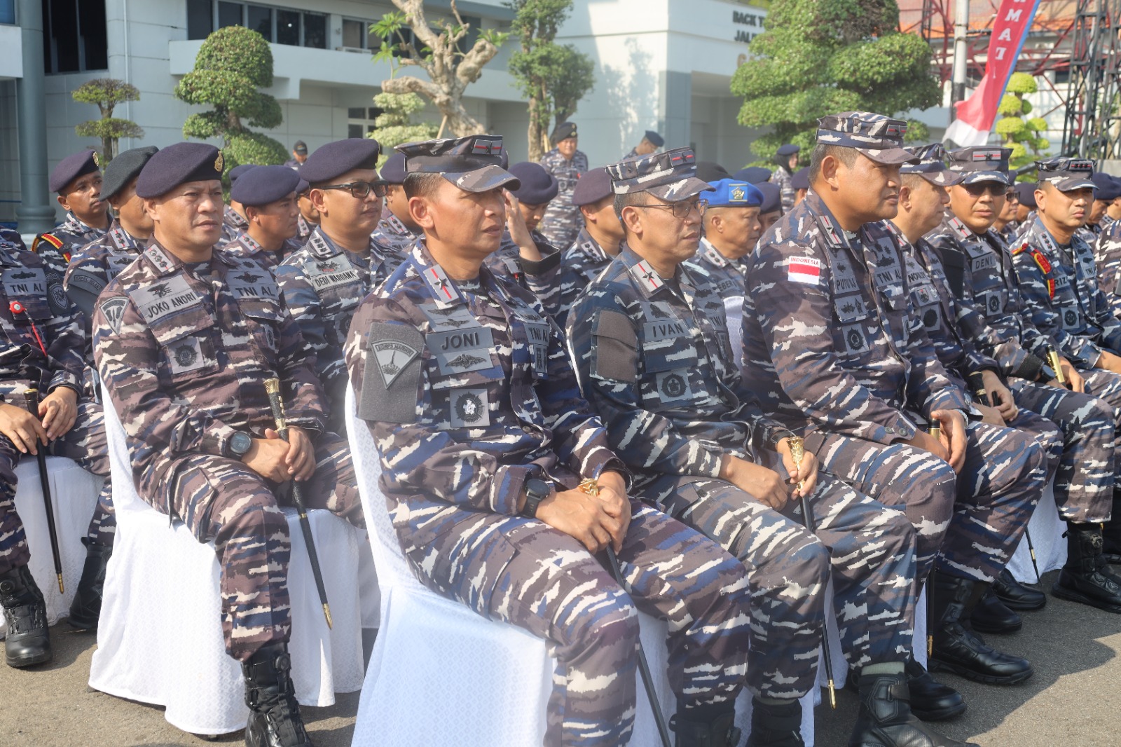 Jelang Sertijab, Danlantamal V Ikuti Arahan Pamitan Pangkoarmada II
