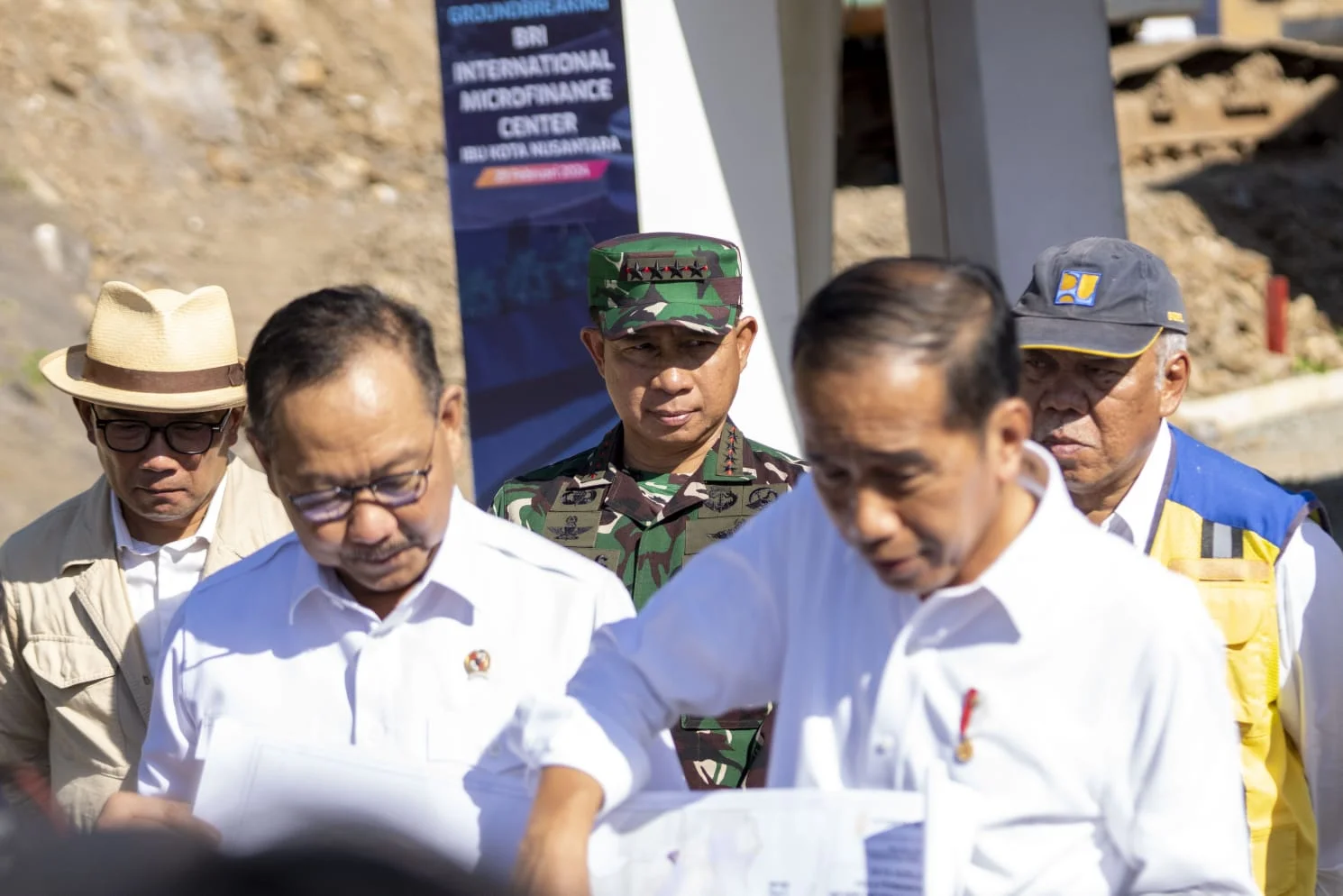 Panglima TNI Dampingi Presiden RI Kunjungan Kerja Ke IKN