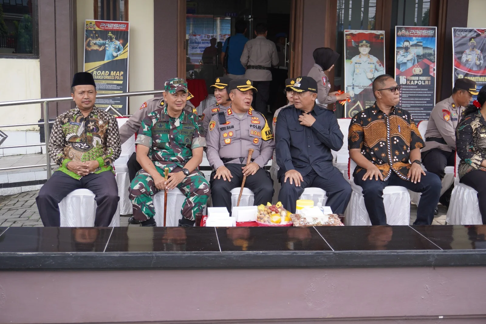 Dandim Hadiri Apel Gelar Pasukan Di Polres Boyolali