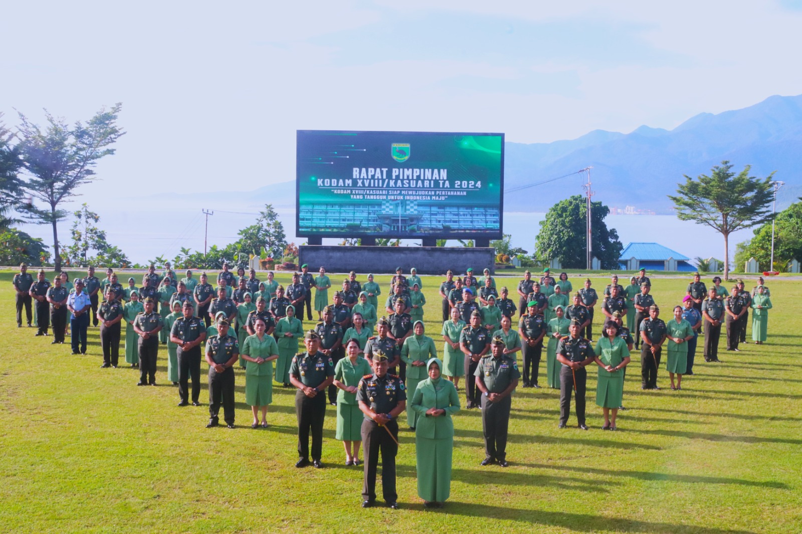 Lewat Rapim 2024, Kodam XVIII/Kasuari Siap Mewujudkan Pertahanan Yang Tangguh Untuk Indonesia Maju