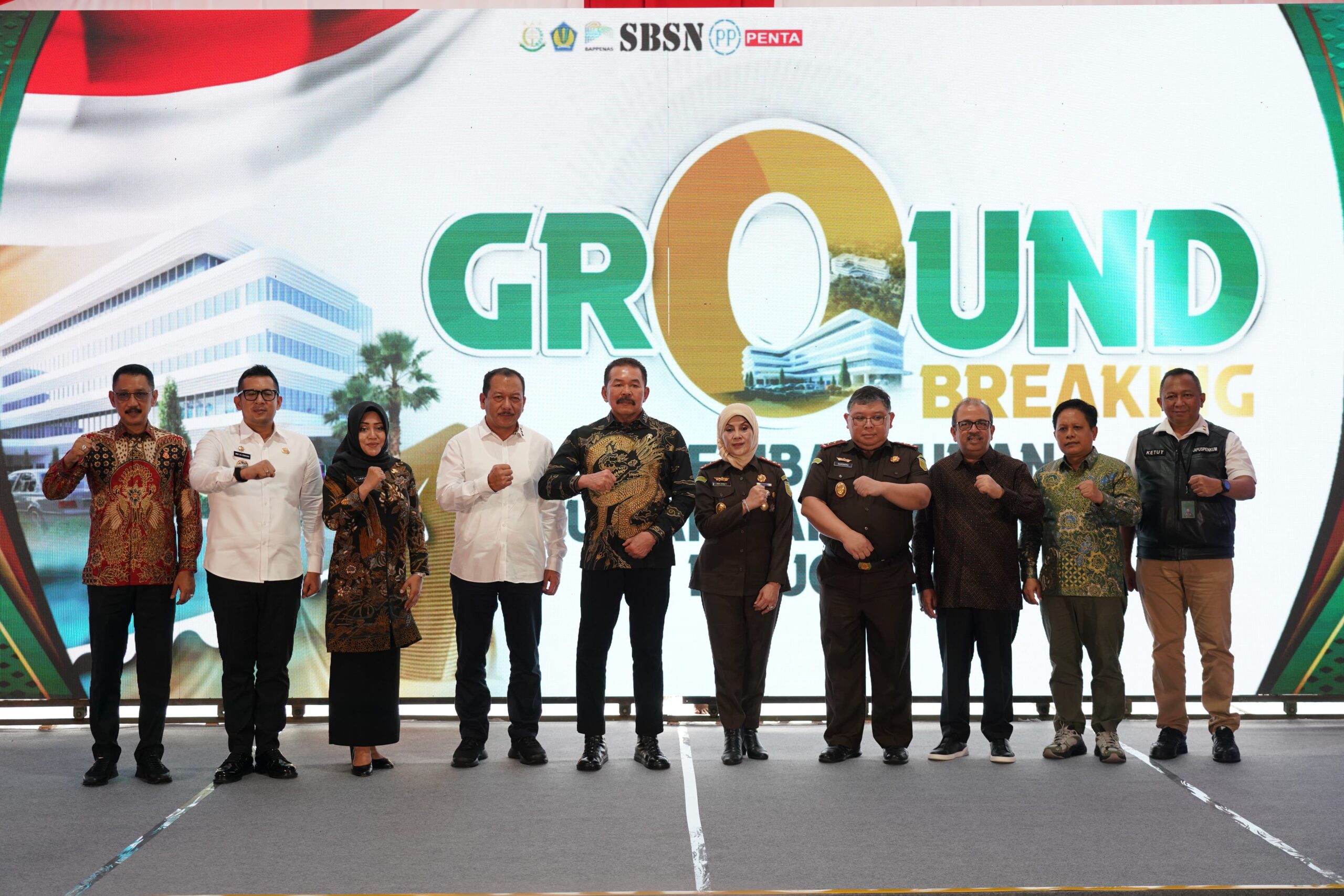Jaksa Agung ST Burhanuddin Resmikan Pembangunan Awal RSU Adhyaksa Mojokerto 