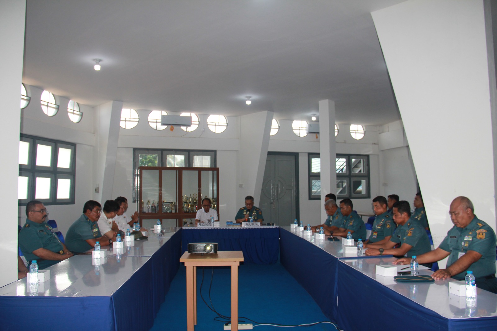 Karumkital Dr. Midiyato Suratani Menerima Tim Pemeriksaan BPK RI atas Laporan Keuangan Kemhan & TNI TA. 2023 Pada UO TNI AL