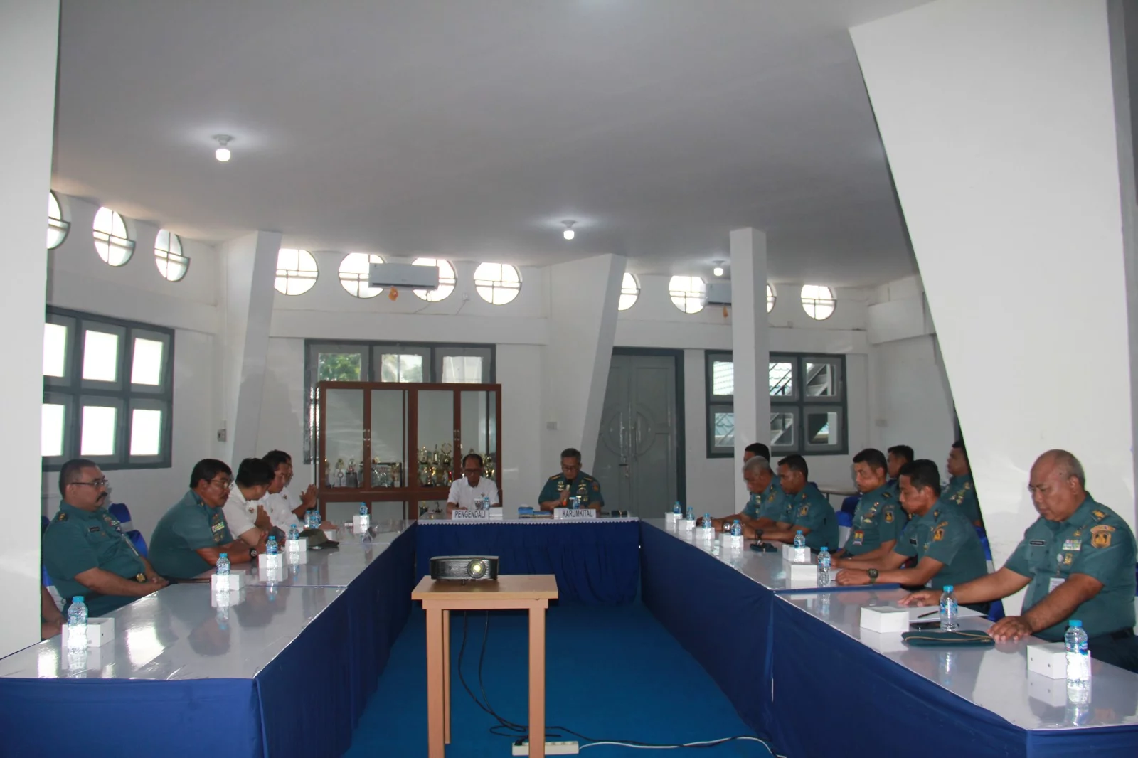 Karumkital Dr. Midiyato Suratani Menerima Tim Pemeriksaan BPK RI atas Laporan Keuangan Kemhan & TNI TA. 2023 Pada UO TNI AL