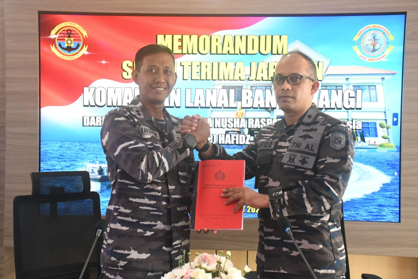 Menjelang Sertijab Danlanal Banyuwangi Adakan Apel Khusus