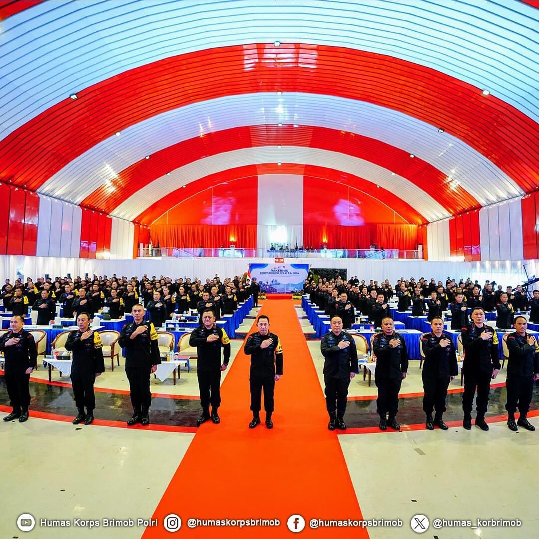 Kapolri Buka Rakernis Korps Brimob Polri T.A. 2024, Ucapkan Terima Atas Dedikasi Seluruh Insan Brimob