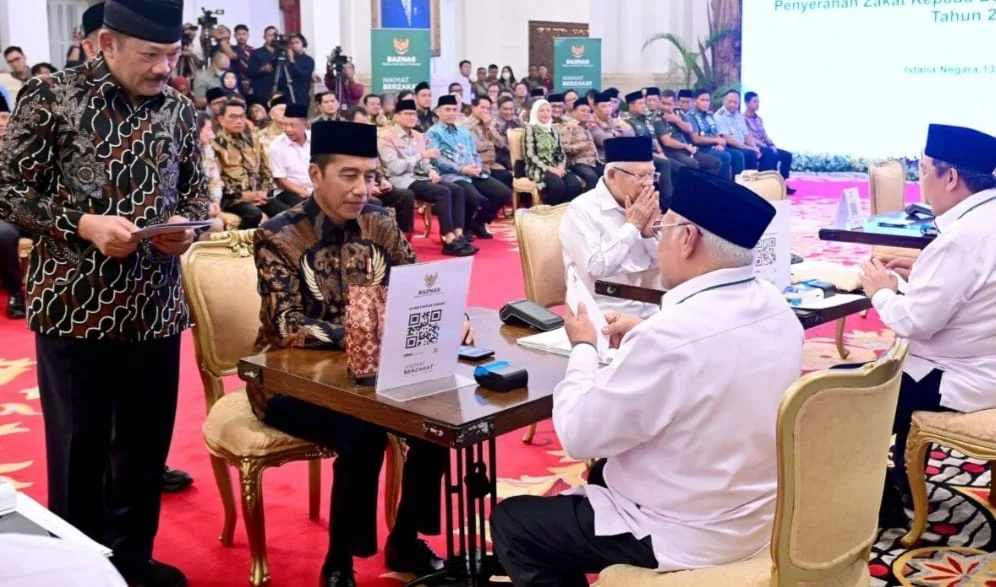 Serahkan Zakat Presiden Jokowi dan Wapres Ma’ruf Amin melalui Baznas