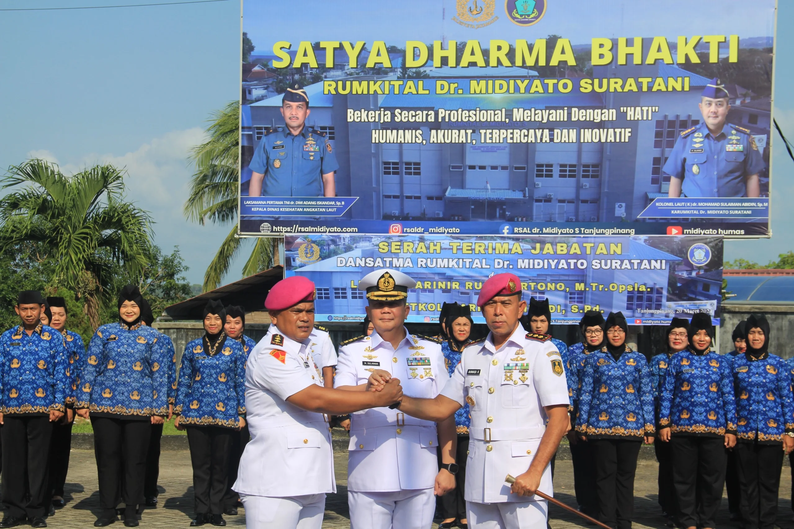 Jabatan Dansatma Rumkital Dr. Midiyato Suratani di Serah Terimakan