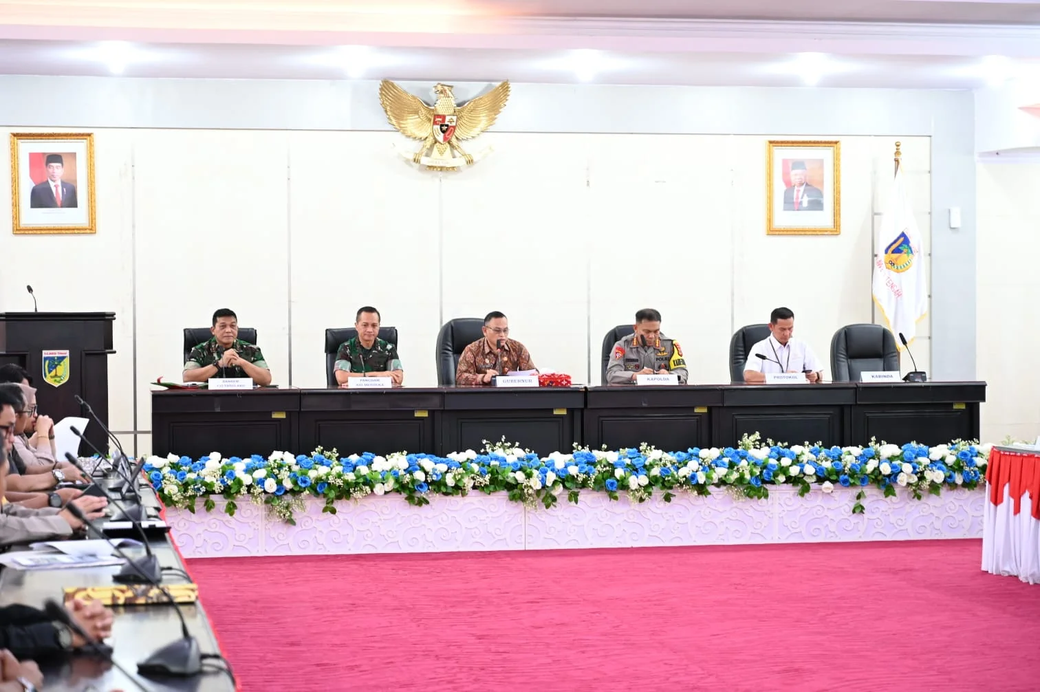 Pangdam XIII/Mdk Pimpin Rakor Persiapan Kunjungan Presiden di Sulteng