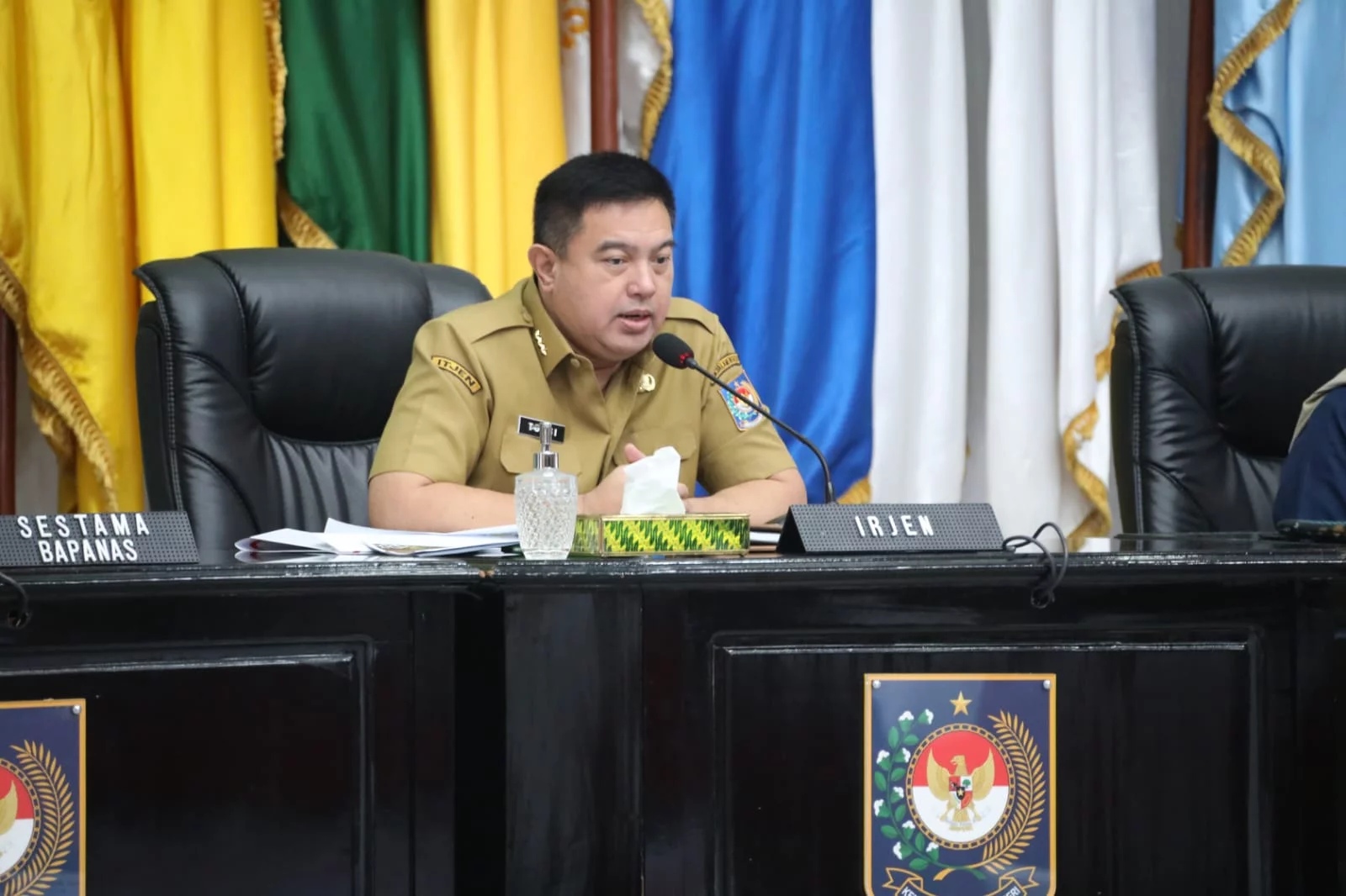 Pimpin Rakor Inflasi, Irjen Kemendagri Imbau Pemda Optimalkan Upaya Pengendalian Inflasi