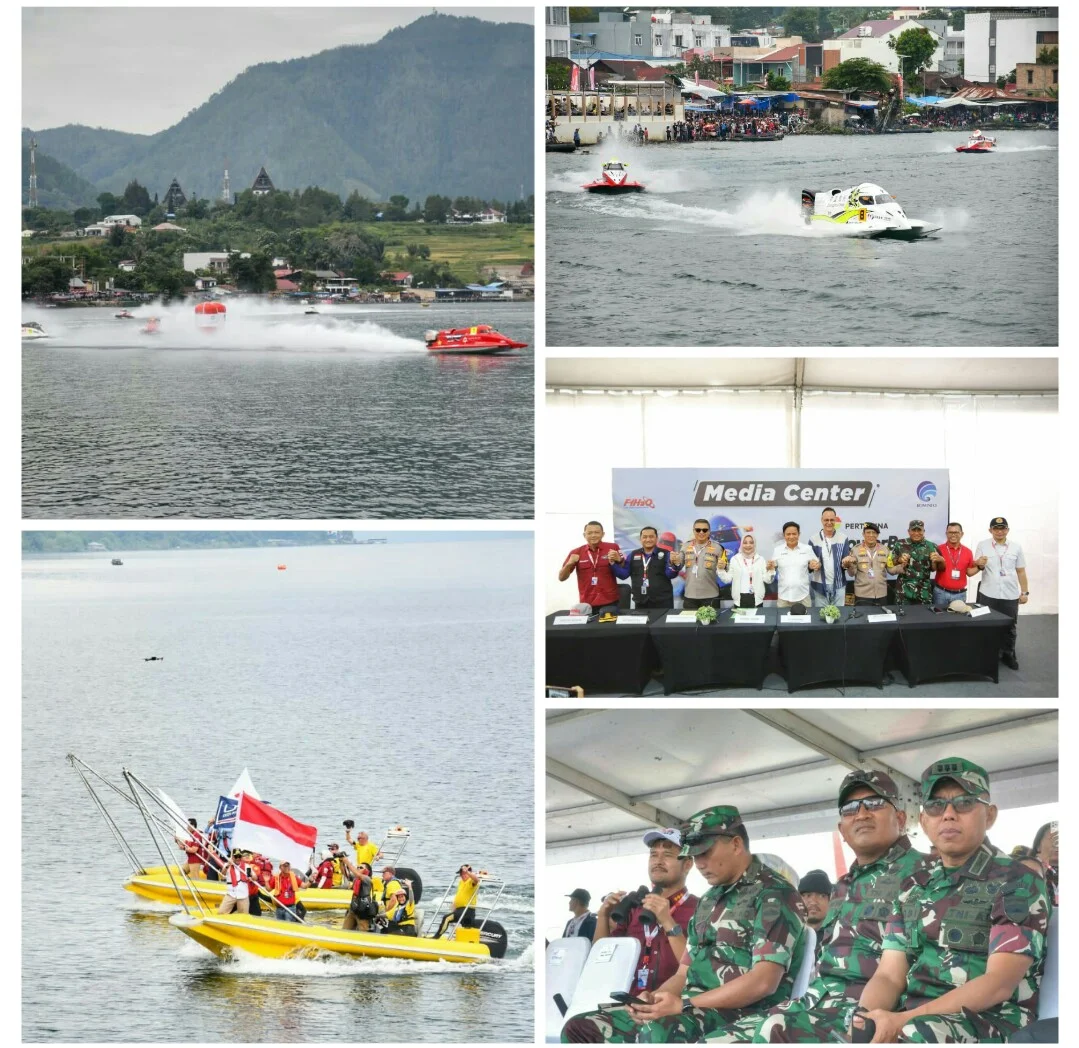 Kodam I/BB Dukung Operasi Kewilayahan PAM F1 Powerboat Danau Toba 2024